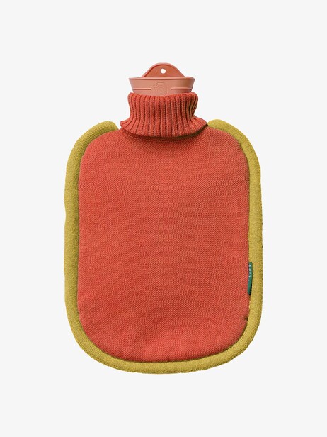 ORGANIC HOT WATER BOTTLE ORANGE -  Orange , Home design Bensimon