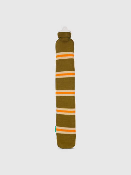 ORGANIC LONG HOT WATER BOTTLE KHAKI-ORANGE -  Khaki , Home design Bensimon