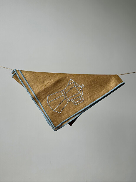 LOT DE 2 SERVIETTES CAFE - THE ECLECTIC LIFESTYLE -  Beige , Home design Bensimon