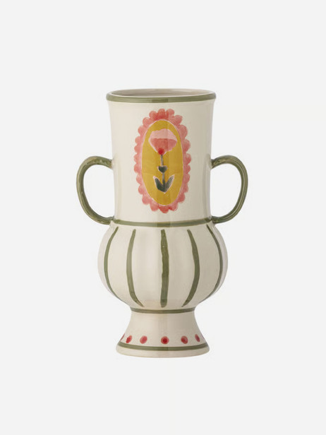 VASE ODINA GREEN -  Ecru , Home design Bensimon