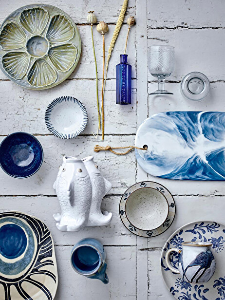 YAMATO BLUE TRAY -  Blue , Home design Bensimon