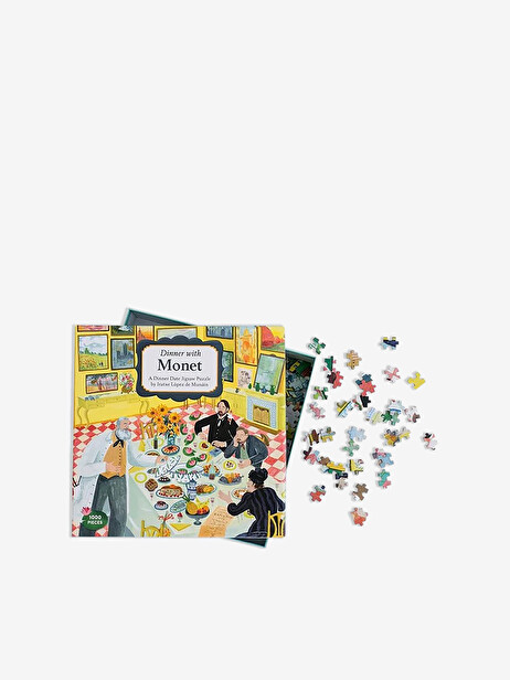 PUZZLE DINNER WITH MONET - NEW MAGS -  Multicolored , Home design Bensimon