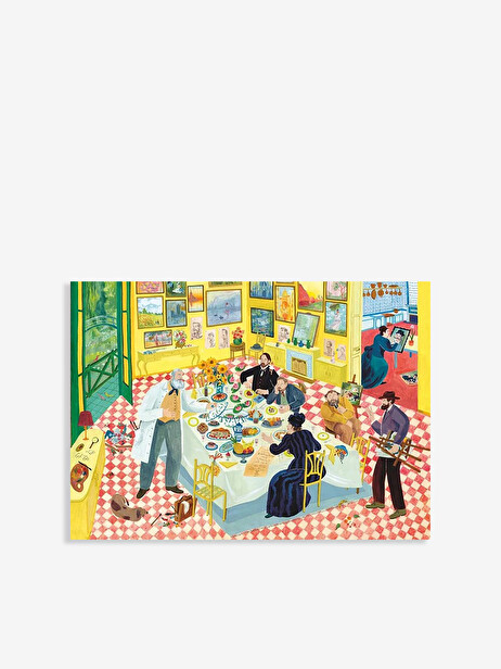 PUZZLE DINNER WITH MONET - NEW MAGS -  Multicolored , Home design Bensimon
