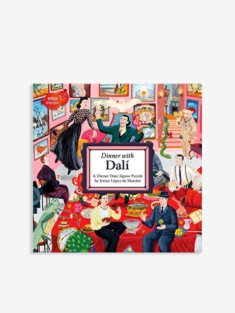 PUZZLE DINNER WITH DALI - NEW MAGS -  Multicolored , Home design Bensimon