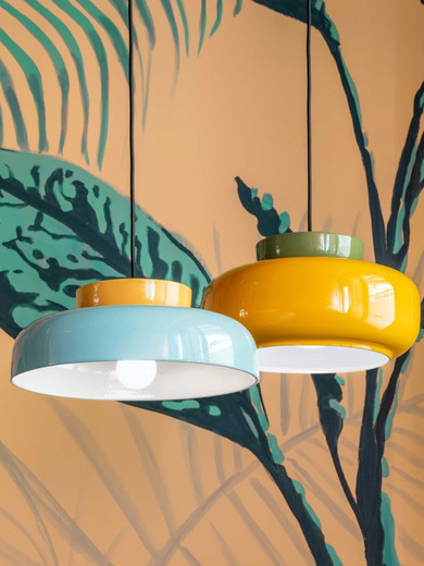 MARACANA SKY/RED PENDANT LIGHT -  Sky , Home design Bensimon