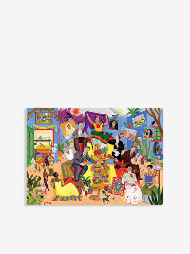 PUZZLE DINNER WITH FRIDA - NEW MAGS -  Multicolored , Home design Bensimon