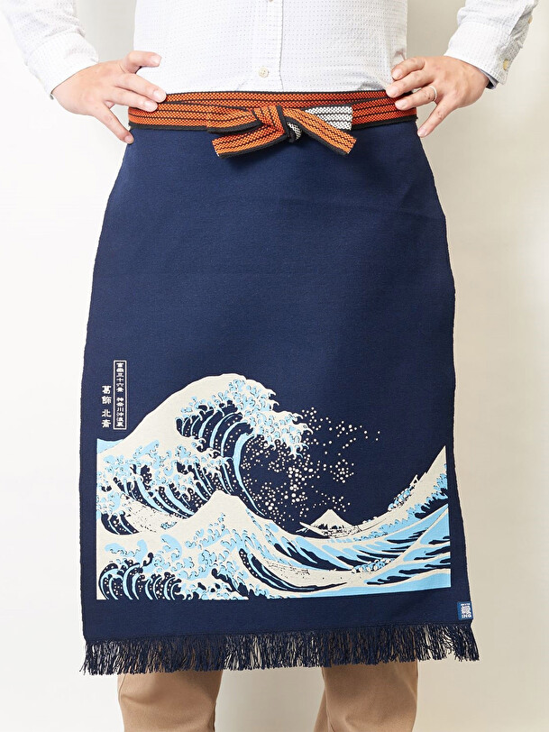 GREAT WAVE APRON -  Marine , Home design Bensimon
