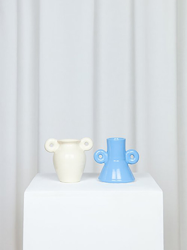 TINY VASE BEIGE - LOLA MAYERAS -  Beige , Home design Bensimon