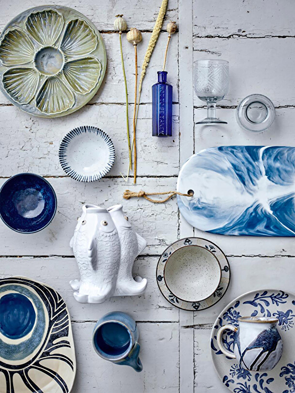 YAMATO BLUE TRAY - Blue , Home design Bensimon