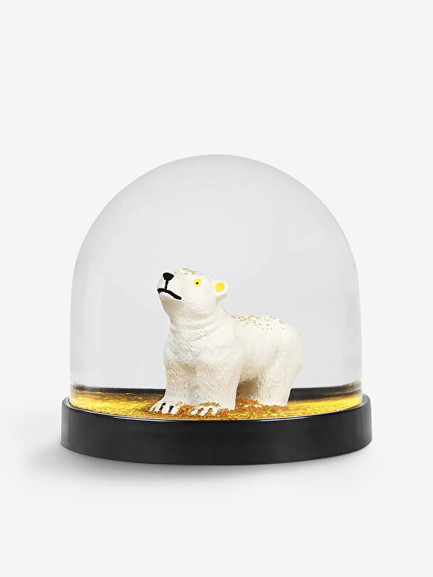POLAR BEAR SNOW BALL -  White , Home design Bensimon