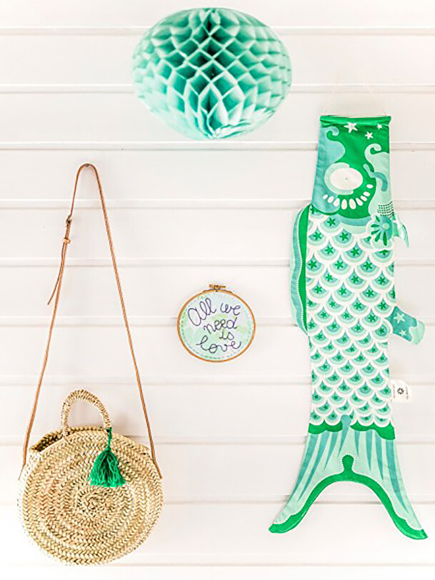KOINOBORI TURQUOISE M -  Turquoise , Home design Bensimon