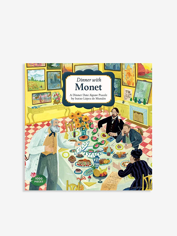 PUZZLE DINNER WITH MONET - NEW MAGS -  Multicolored , Home design Bensimon