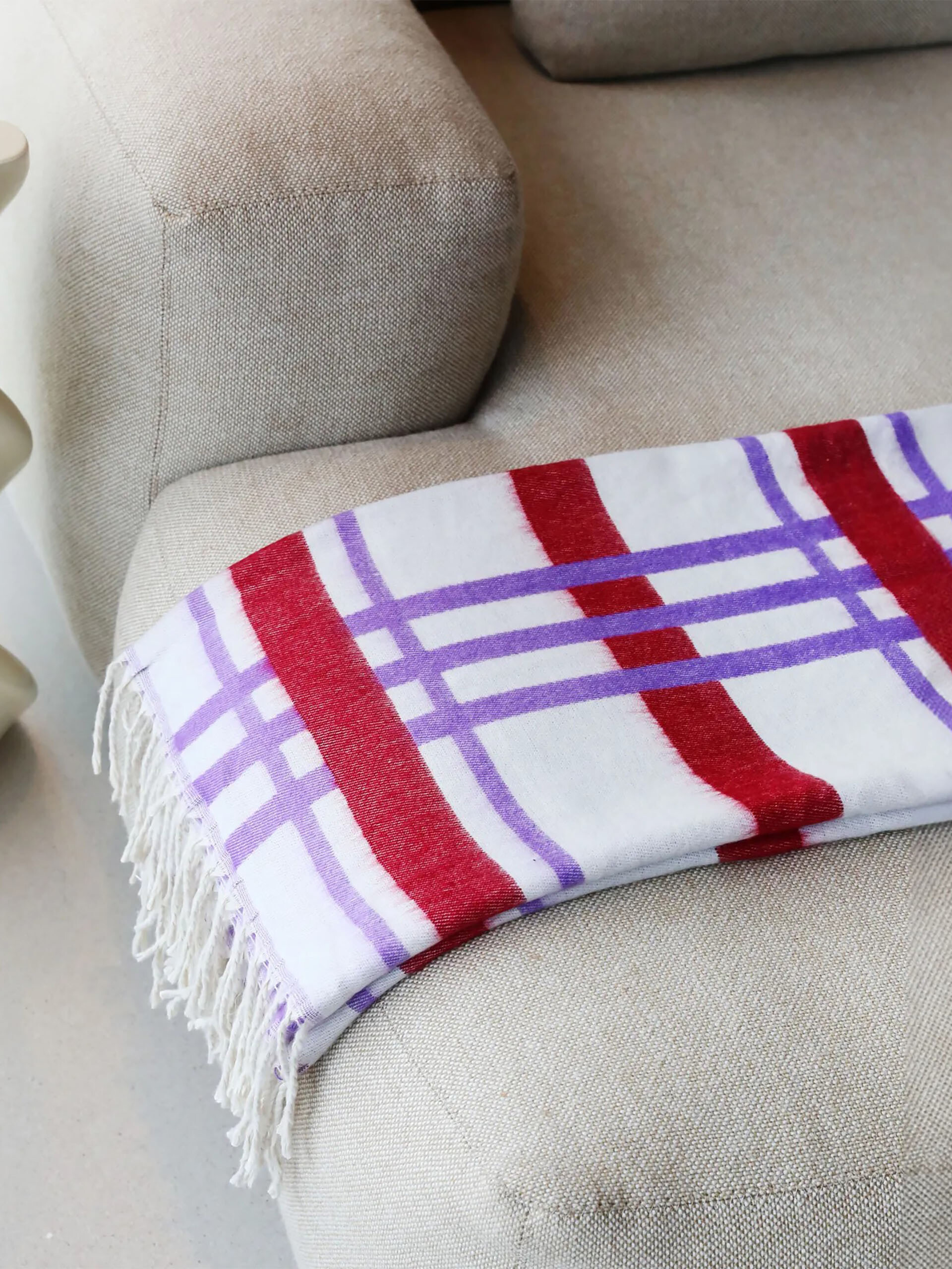 PLANO RED BLANKET 130X200 -  Red , Home design Bensimon