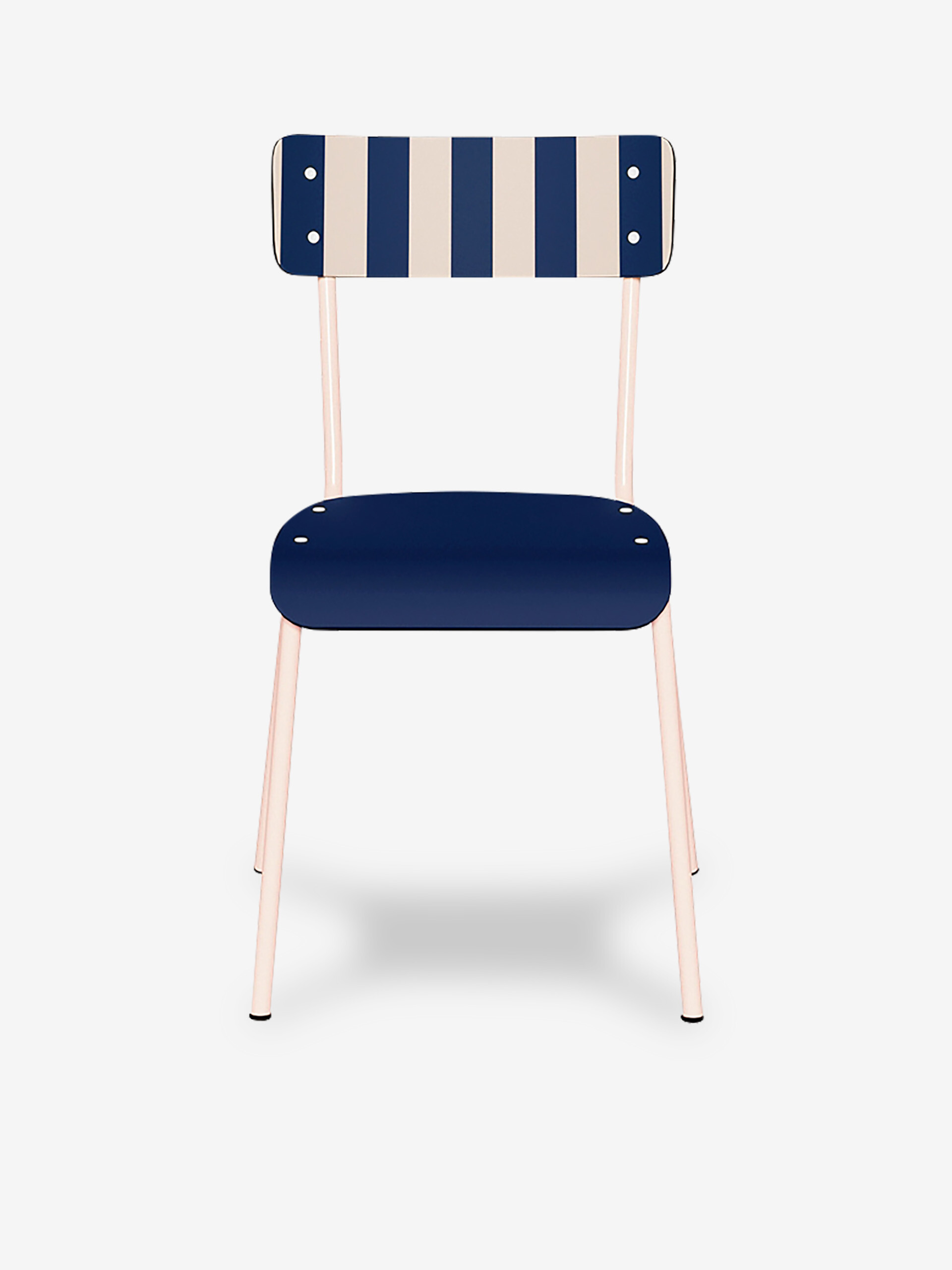 SUZIE NAVY STRIPED CHAIR -  Marine , Home design Bensimon
