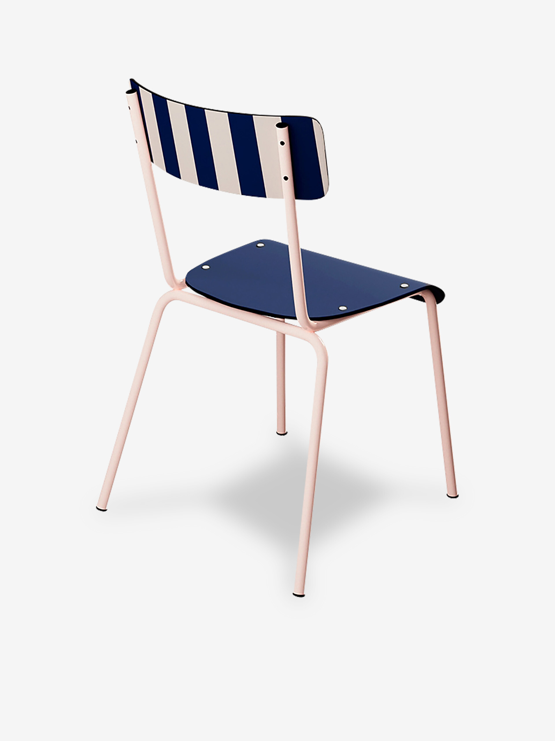 SUZIE NAVY STRIPED CHAIR -  Marine , Home design Bensimon
