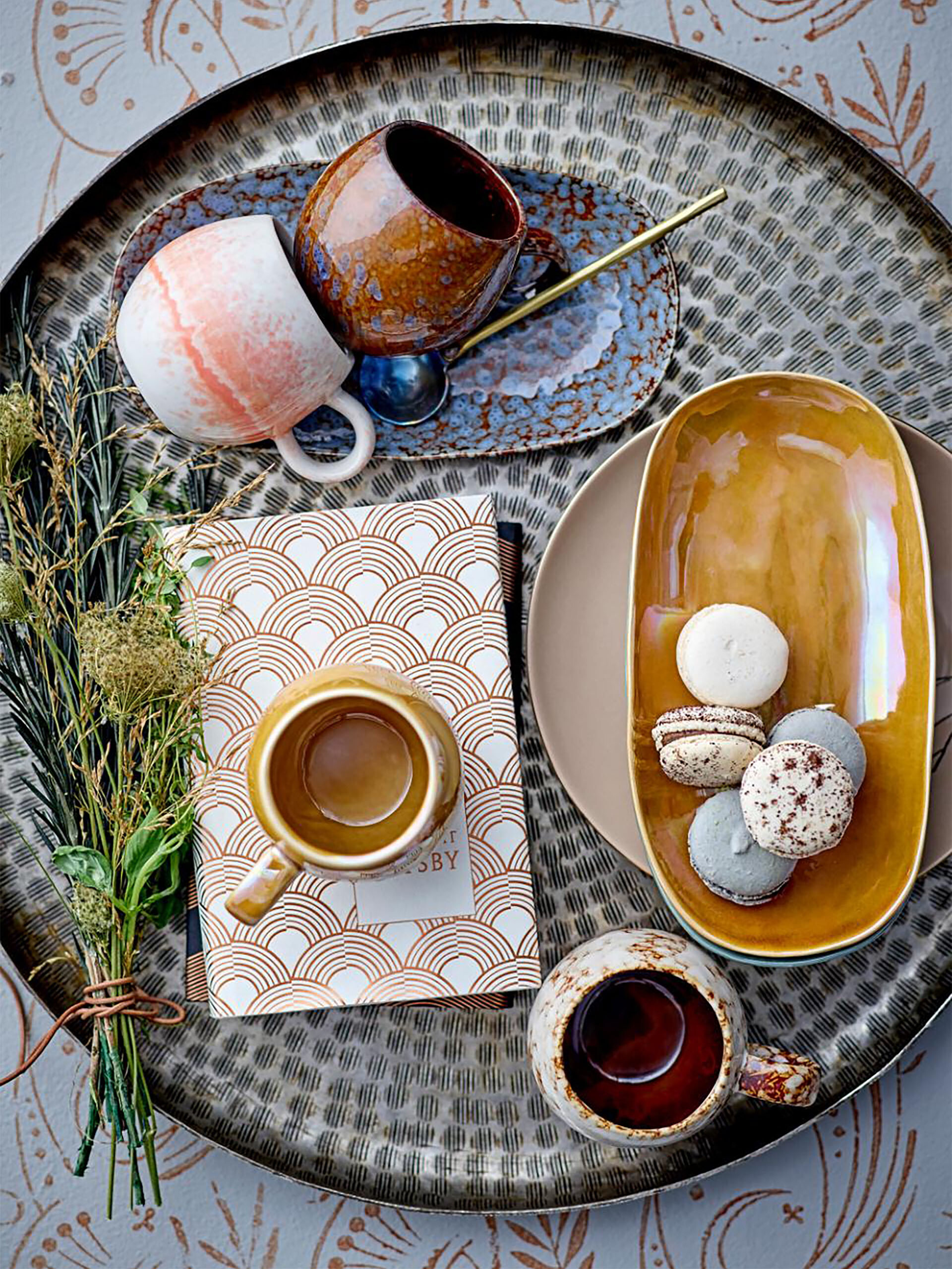 PAULA BLUE CUP -  Blue , Home design Bensimon