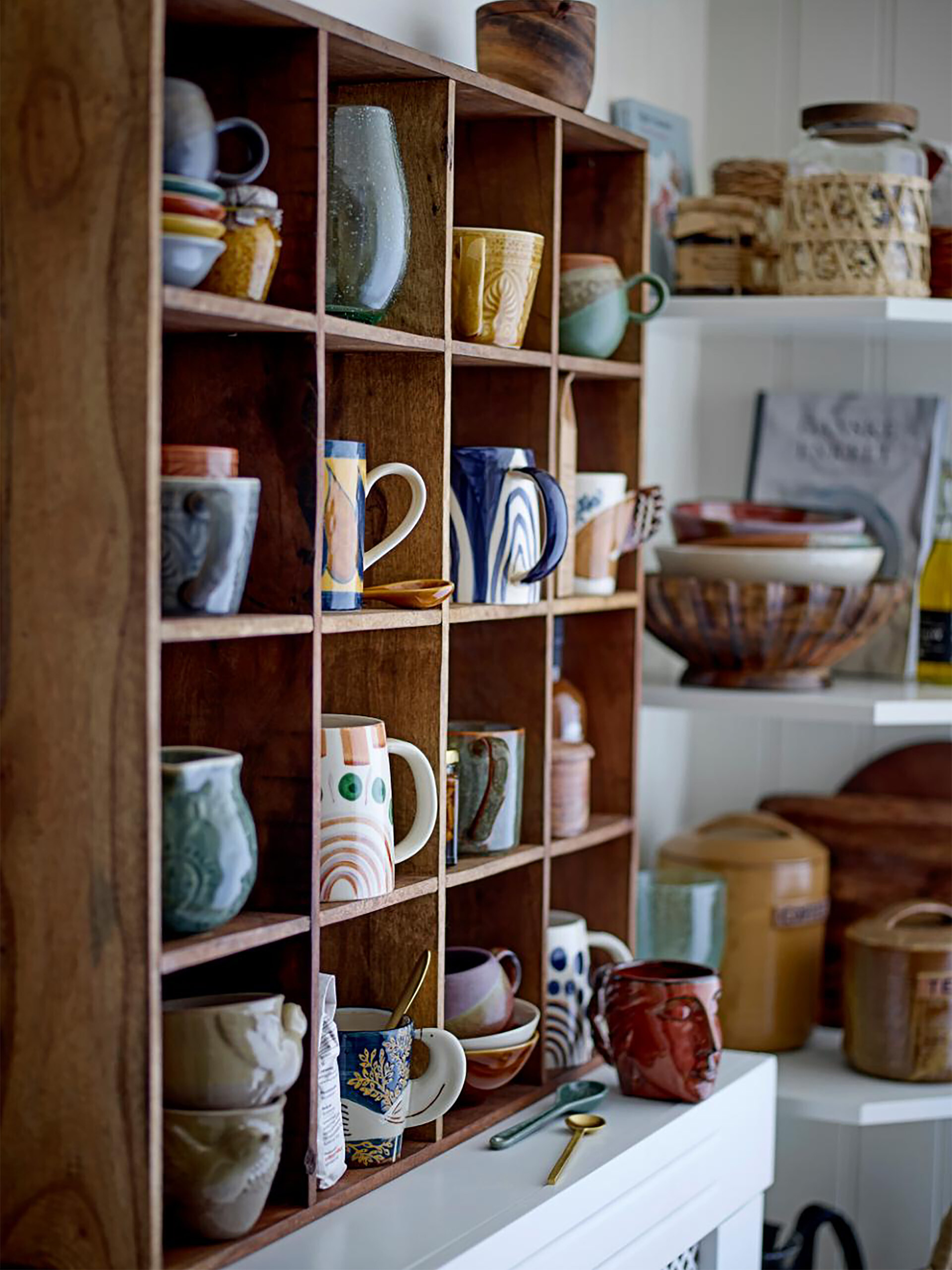 PAULA GREEN CUP - Green , Home design Bensimon