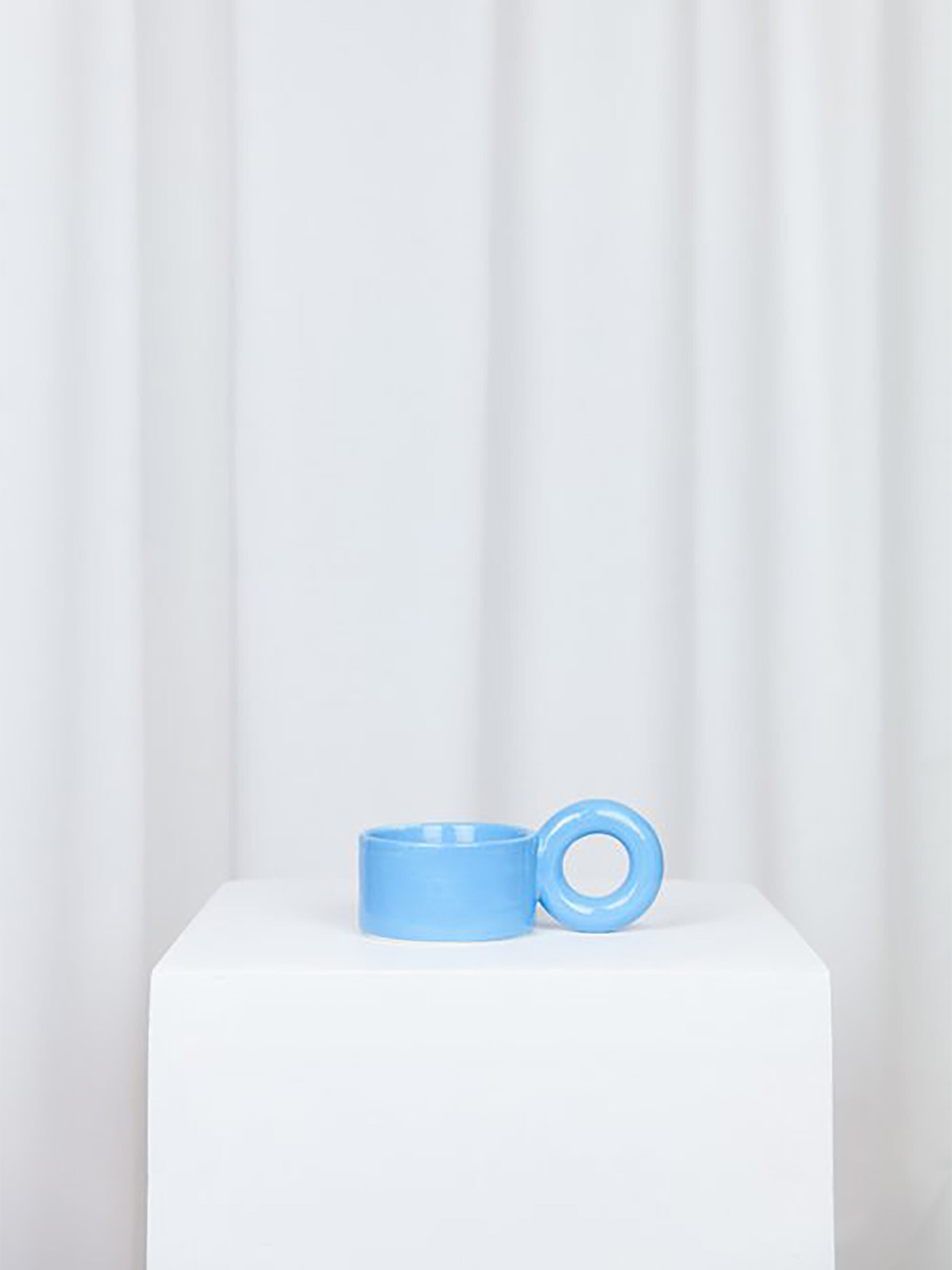 BIGLOOP SKY BLUE CUP - Light blue , Home design Bensimon