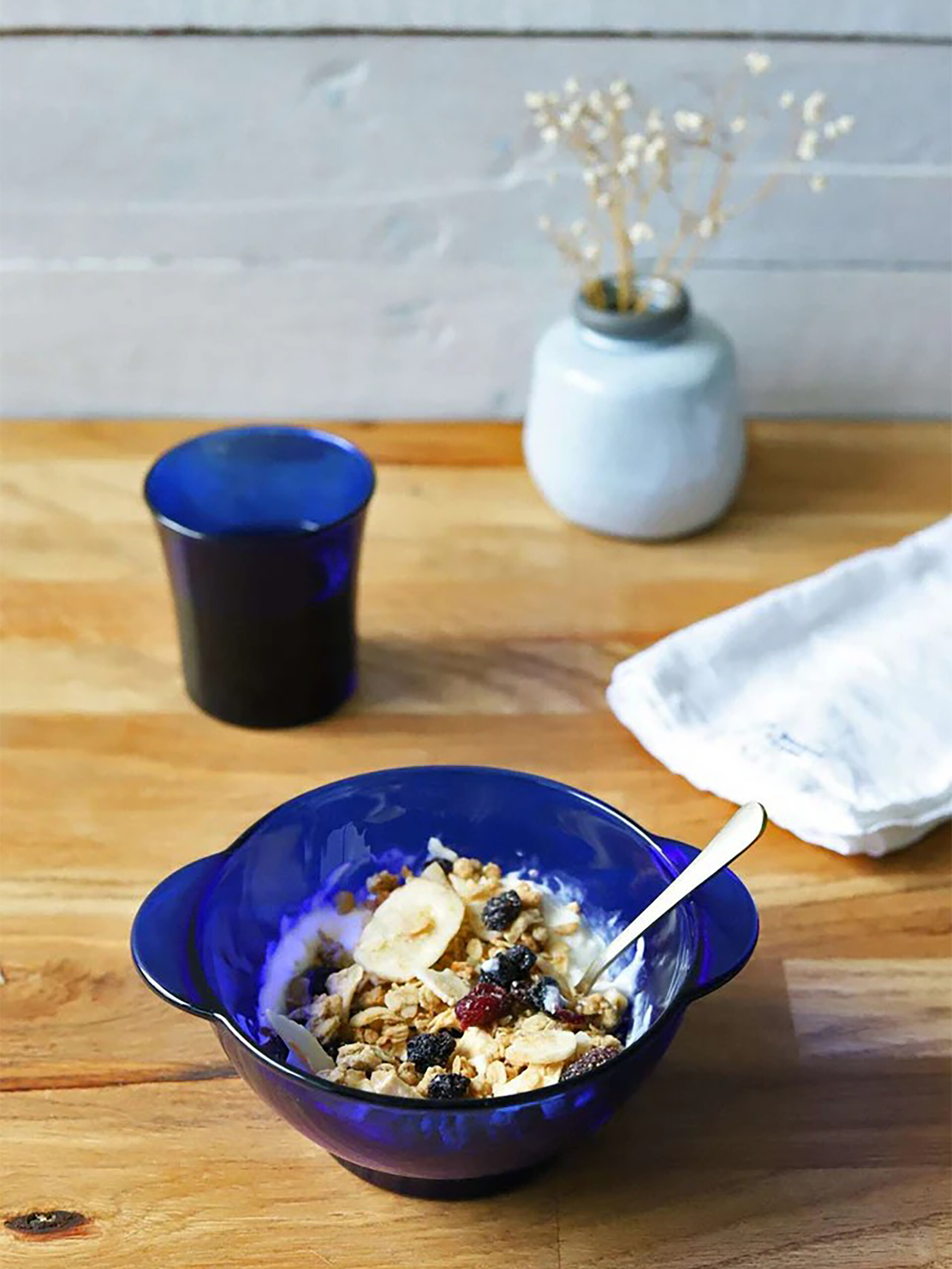 BOWL LILY VERMEIL - Blue , Home design Bensimon