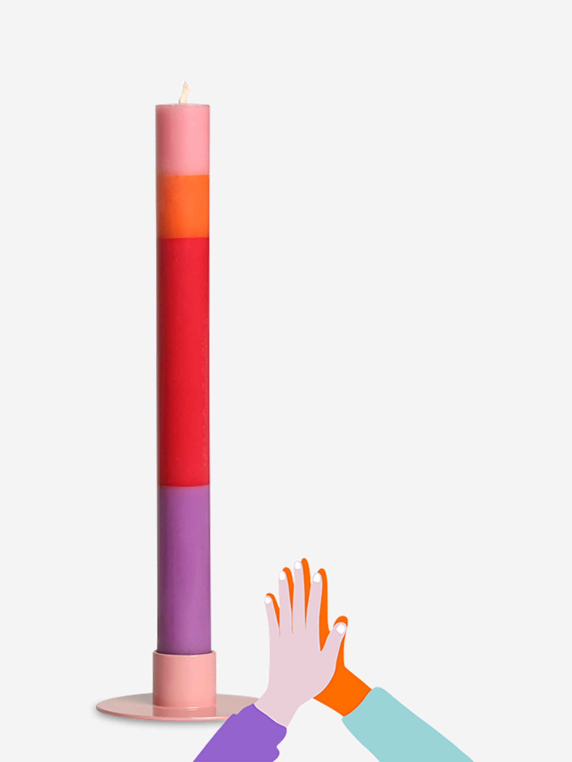 GOOD FEELING CANDLE -  Multicolored , Home design Bensimon
