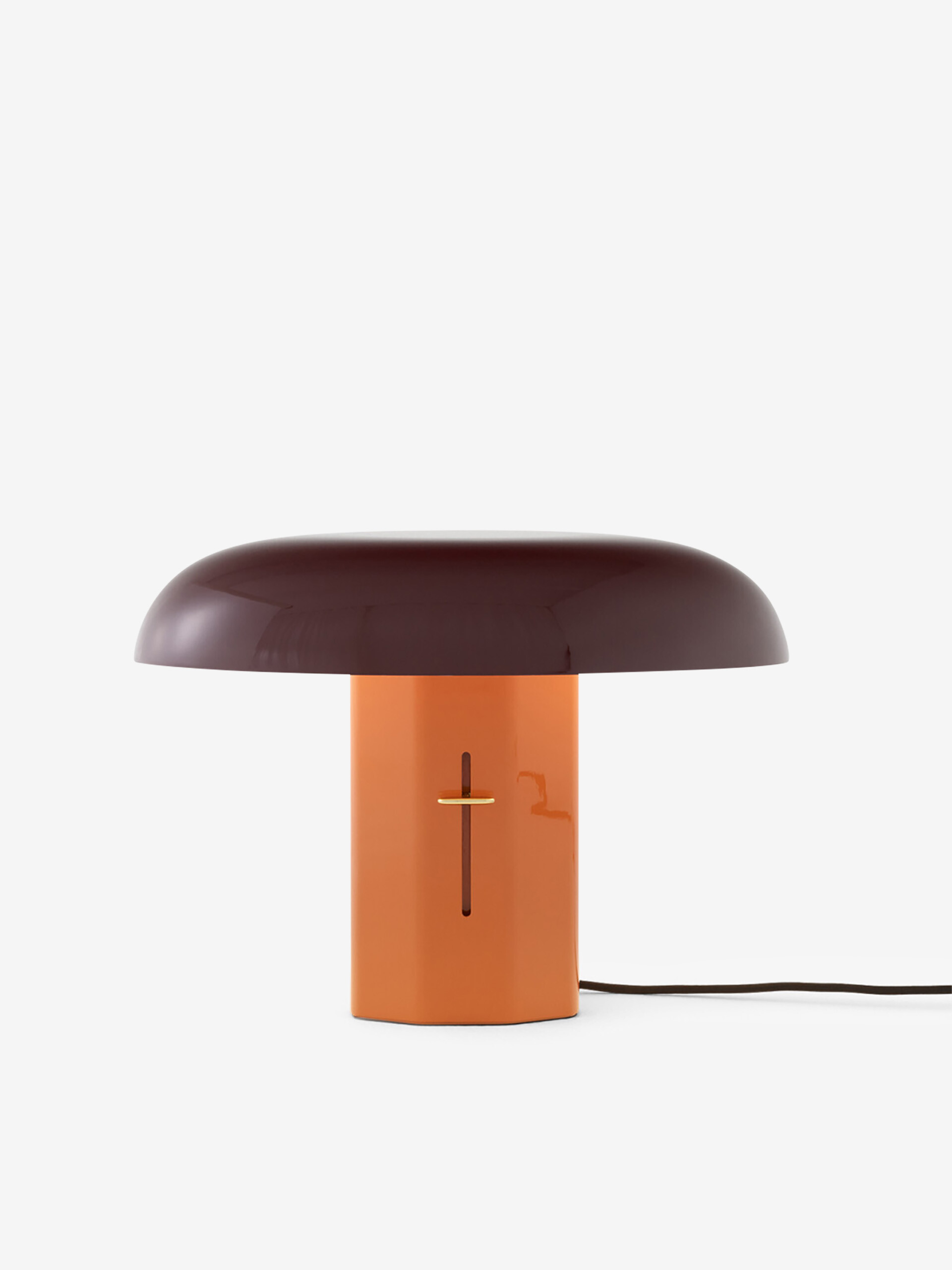 MONTERA BORDEAUX/ORANGE TABLE LAMP - Orange , Home design Bensimon