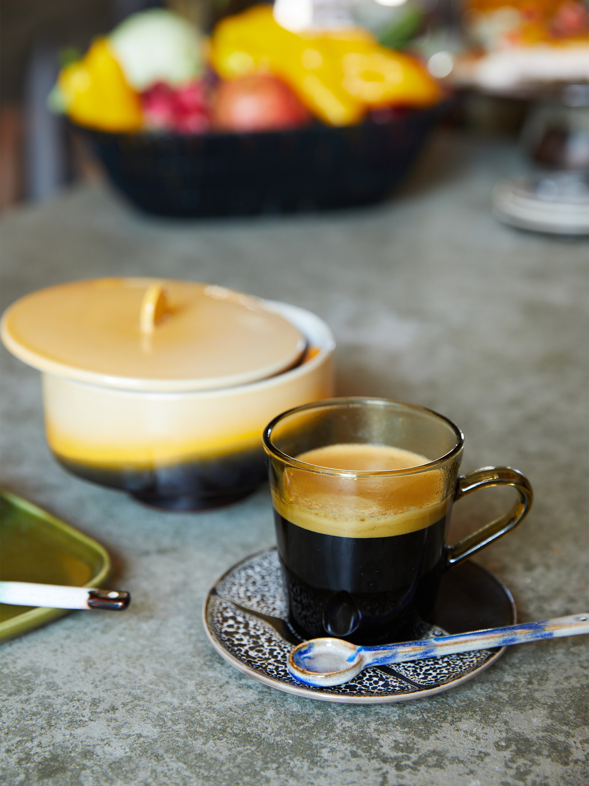 SET OF 4 SPOONS 70S - Multicolored , Home design Bensimon