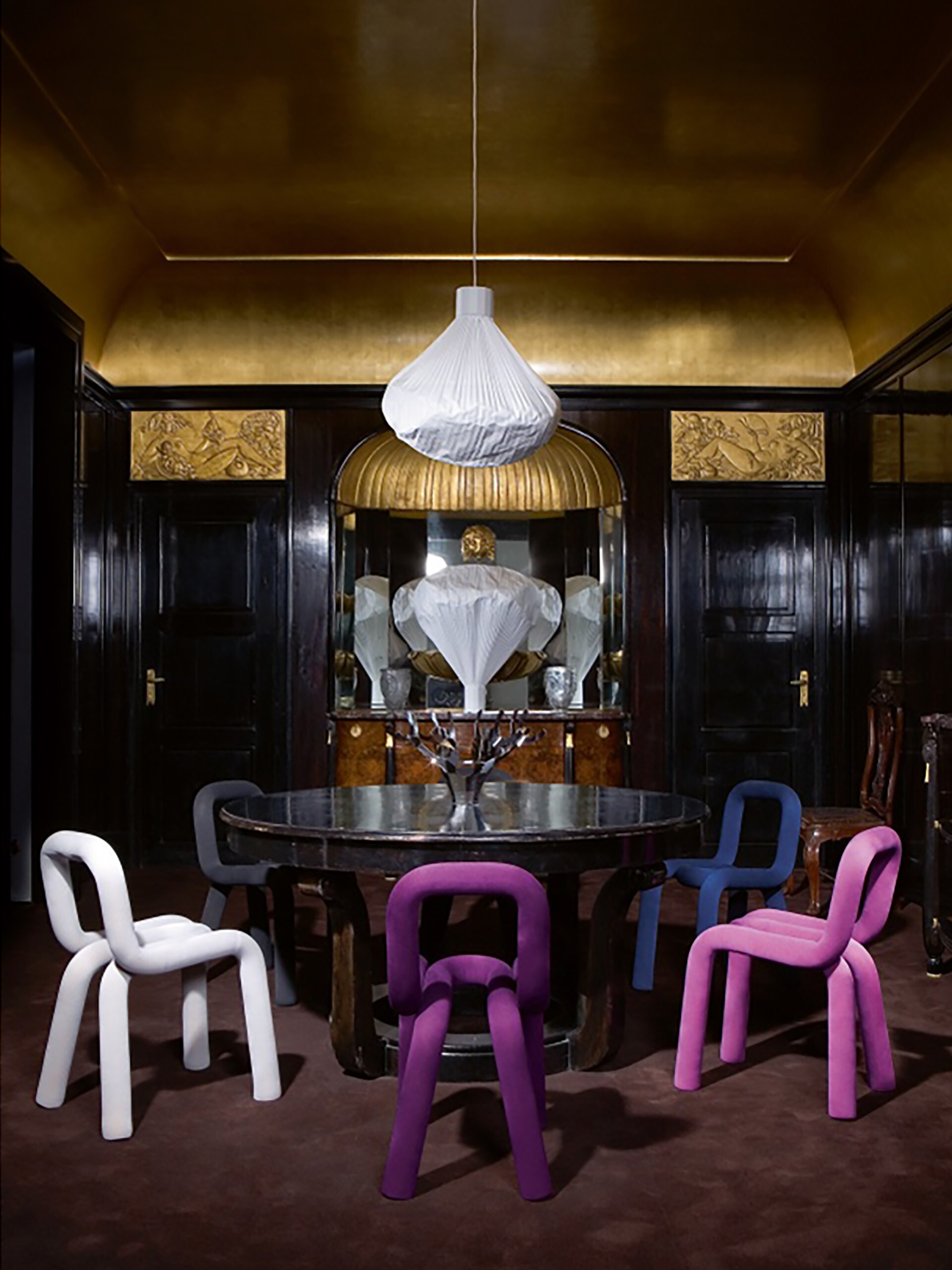BOLD BLUE CHAIR -  Blue , Home design Bensimon