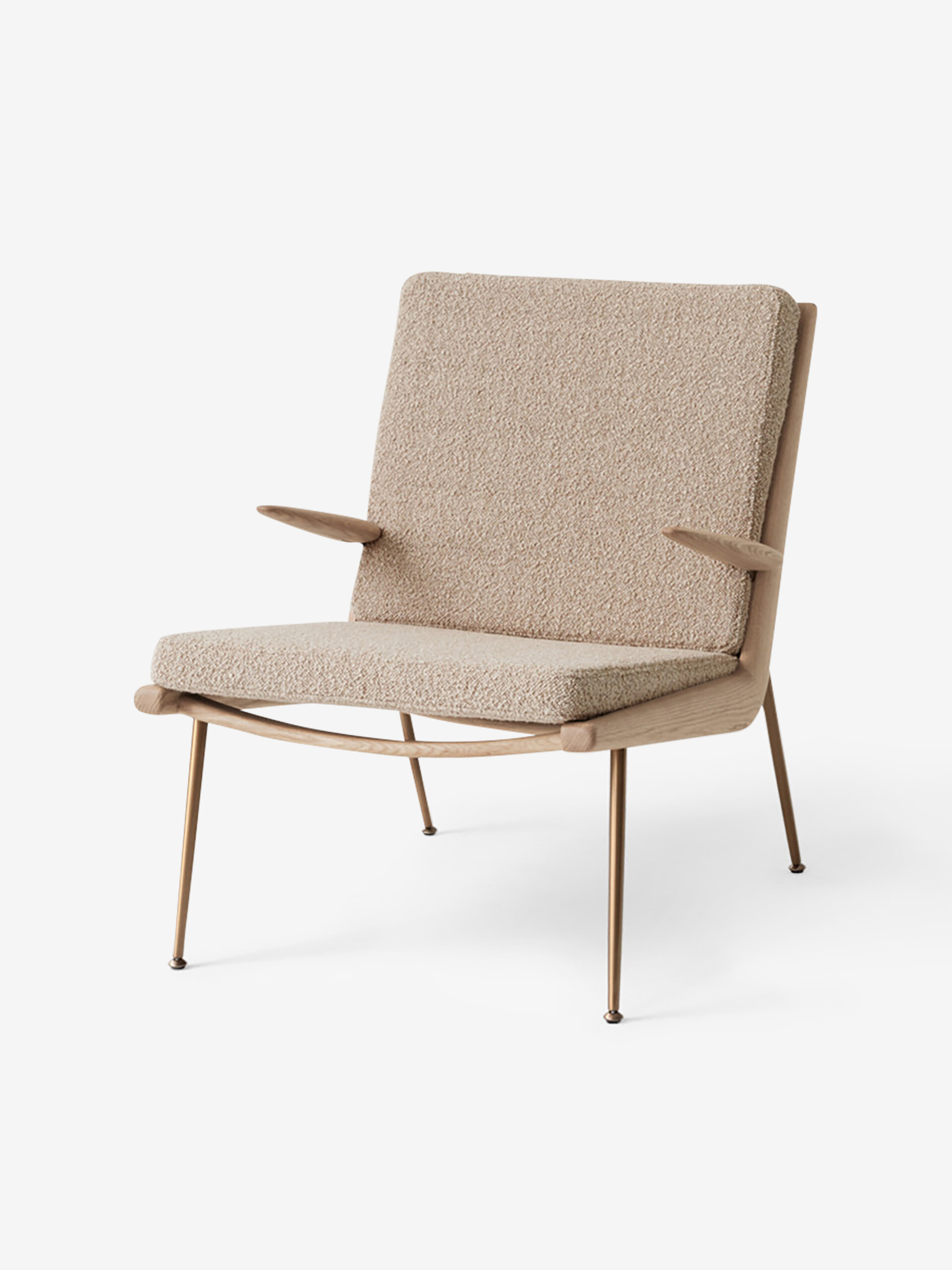 FAUTEUIL BOOMERANG HM2 CHENE - &TRADITION - Beige , Home design Bensimon