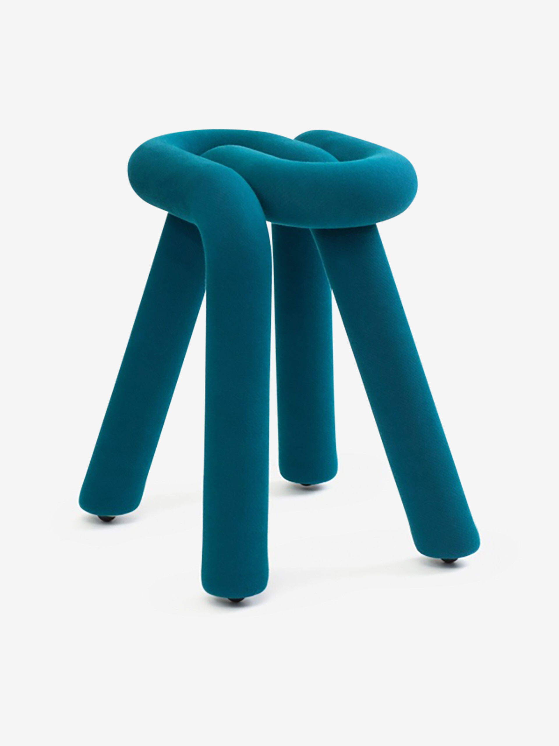 BOLD STOOL DUCK BLUE -  Blue duck , Home design Bensimon