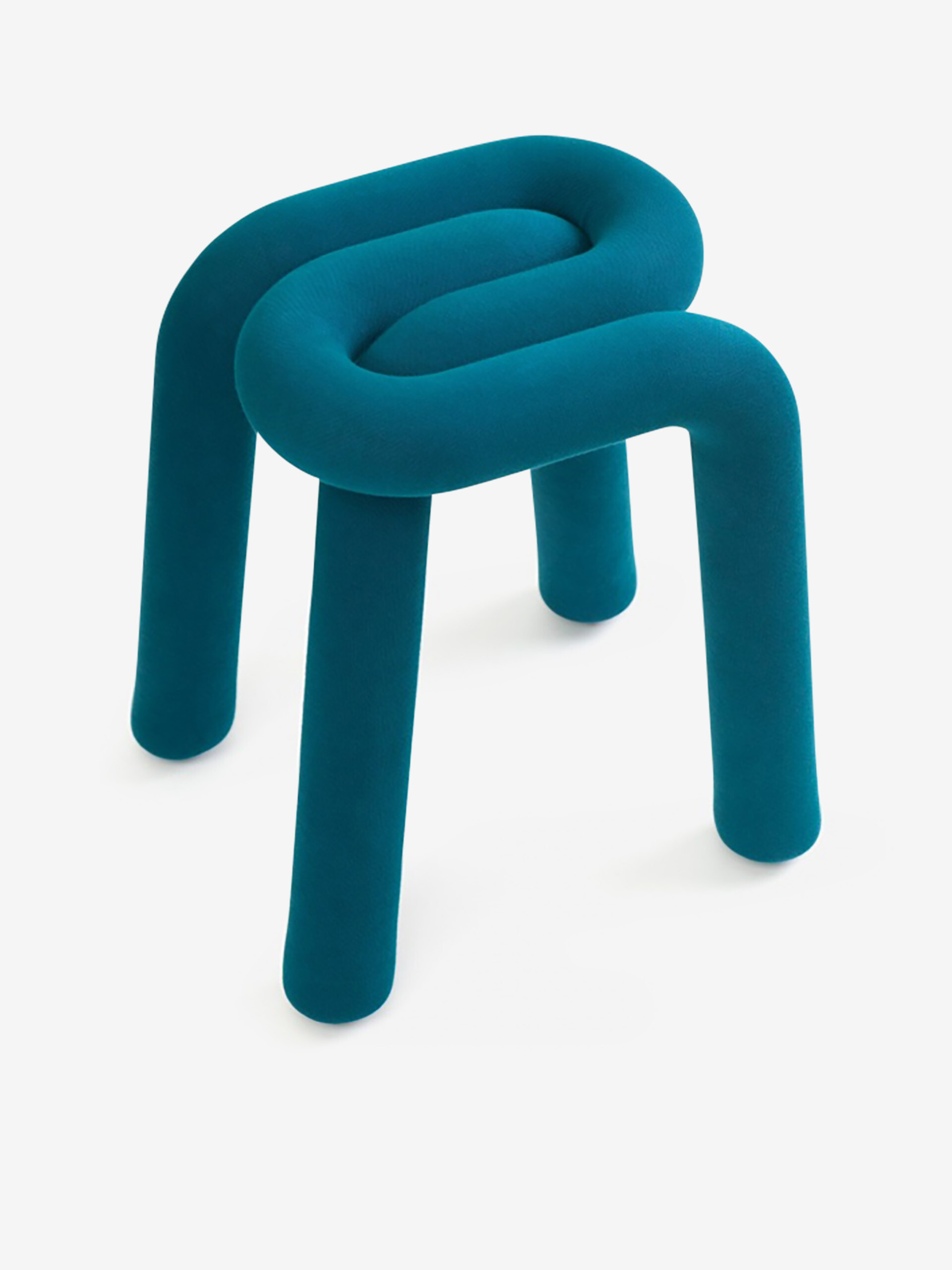 BOLD STOOL DUCK BLUE -  Blue duck , Home design Bensimon