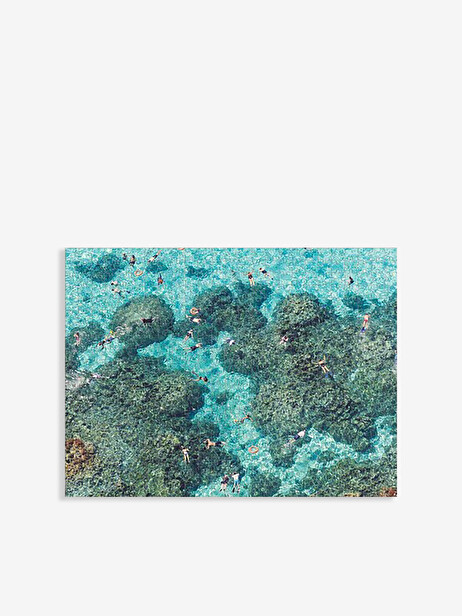 PUZZLE BIFACE THE BEACH SKI - NEW MAGS -  Multicolored , Home design Bensimon