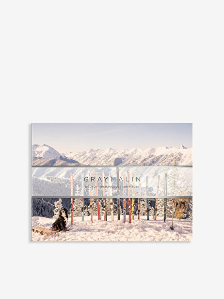 PUZZLE BIFACE WINTER SKI II - NEW MAGS -  Multicolored , Home design Bensimon
