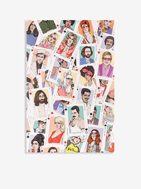 MUSIC PLAYING CARDS - NEW MAGS -  Multicolored , Home design Bensimon