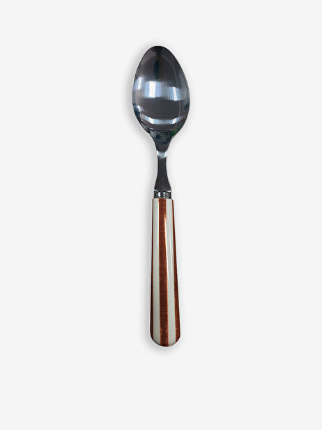 LARGE PAUL SPOON GREEN STRIPE -  Moka , Home design Bensimon