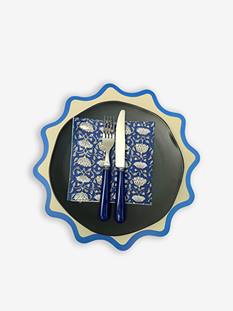 INDIGO BULLOCK KNIFE -  Indigo , Home design Bensimon