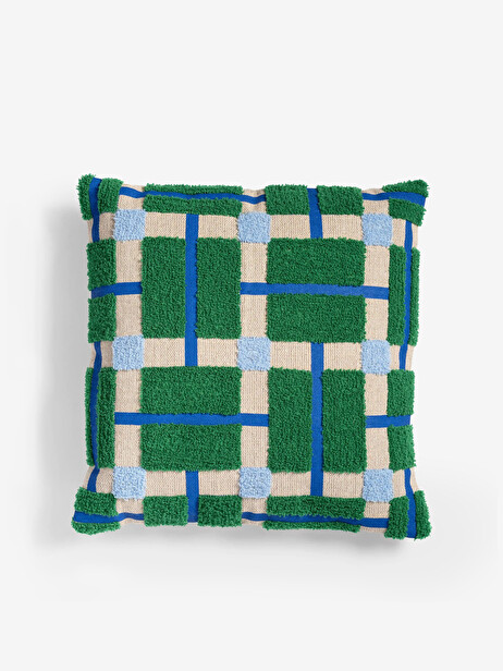 PLANO GREEN CUSHION 40X40 -  Green , Home design Bensimon