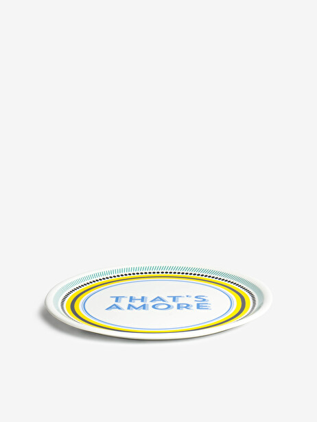ASSIETTE A THAT'S AMORE - BITOSSI HOME -  Yellow , Home design Bensimon