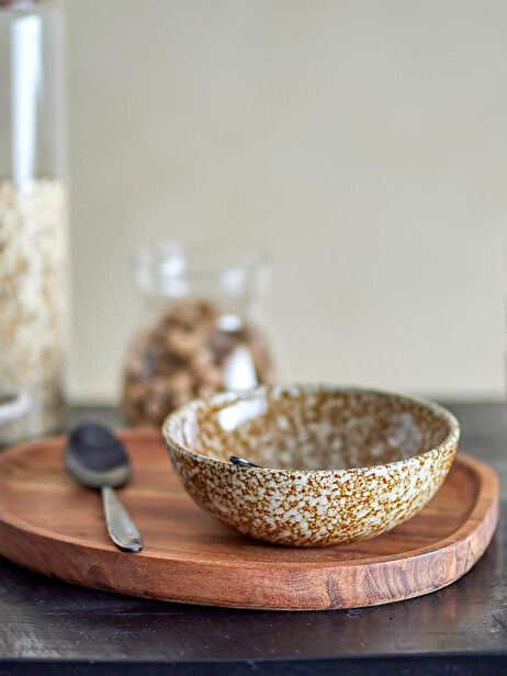 BOWL PEAR ACACIA -  Brown , Home design Bensimon