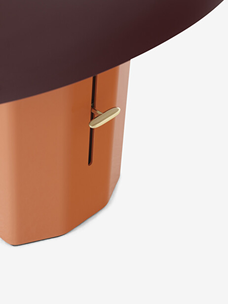 MONTERA BORDEAUX/ORANGE TABLE LAMP -  Orange , Home design Bensimon