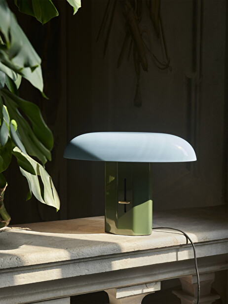 BLUE/GREEN TABLE LAMP -  Green , Home design Bensimon