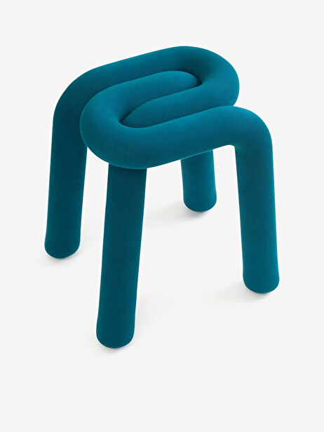 BOLD STOOL DUCK BLUE -  Blue duck , Home design Bensimon