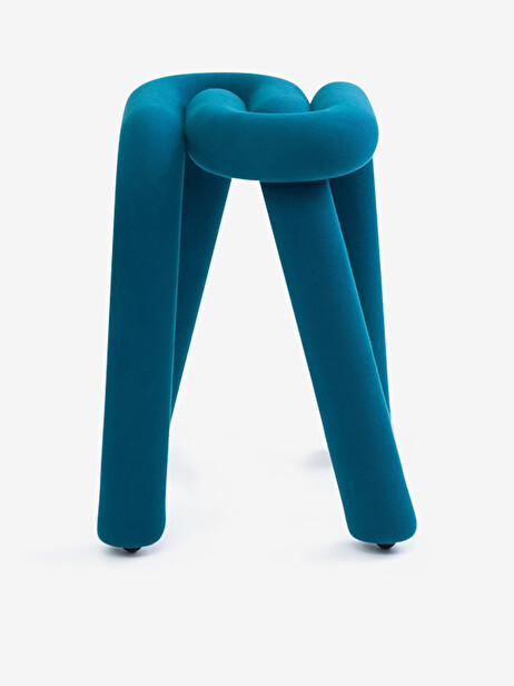 BOLD STOOL DUCK BLUE -  Blue duck , Home design Bensimon