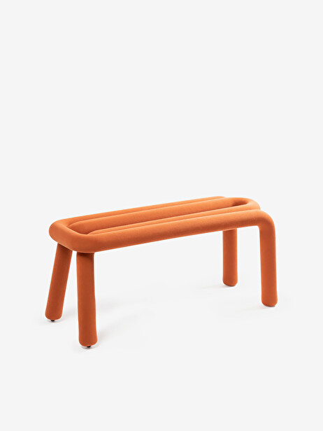 BOLD BENCH HAZELNUT -  Orange , Home design Bensimon