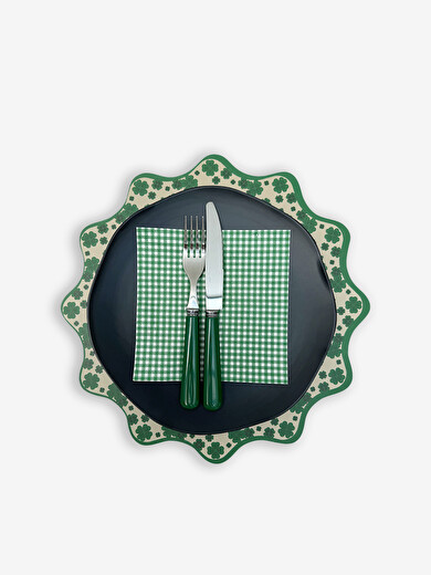 LARGE INDIGO BULLET SPOON -  Green , Home design Bensimon
