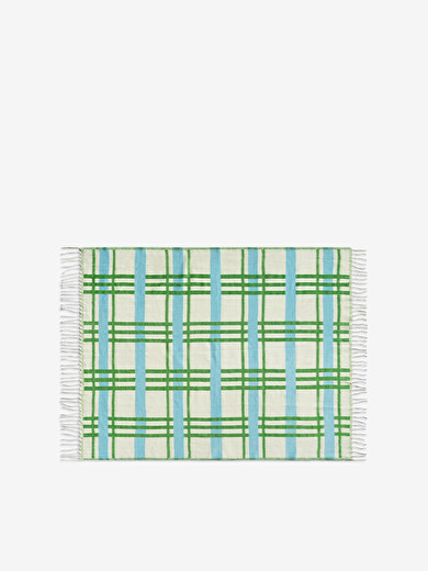 PLANO GREEN BLANKET 130X200 -  Green , Home design Bensimon