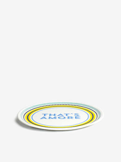 ASSIETTE A THAT'S AMORE - BITOSSI HOME -  Yellow , Home design Bensimon