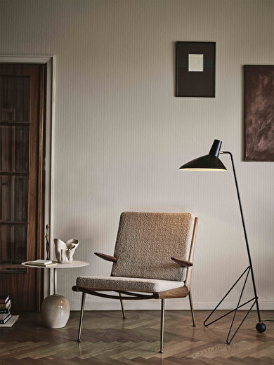 FAUTEUIL BOOMERANG HM2 CHENE - &TRADITION -  Beige , Home design Bensimon