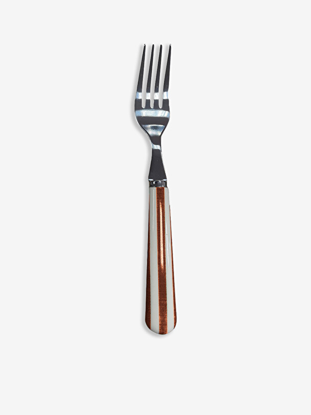 PAUL FORK MOKA STRIPE - Moka , Home design Bensimon