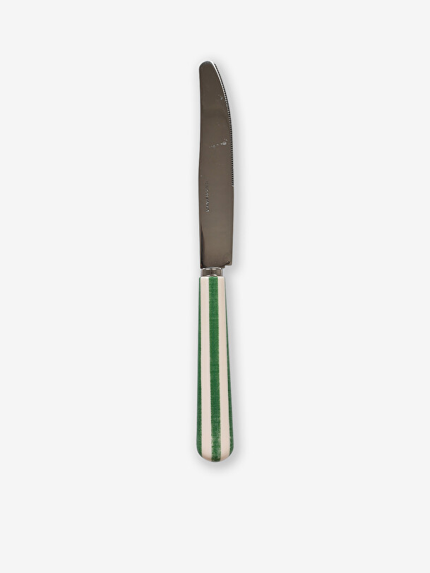 PAUL KNIFE GREEN STRIPE - Green , Home design Bensimon
