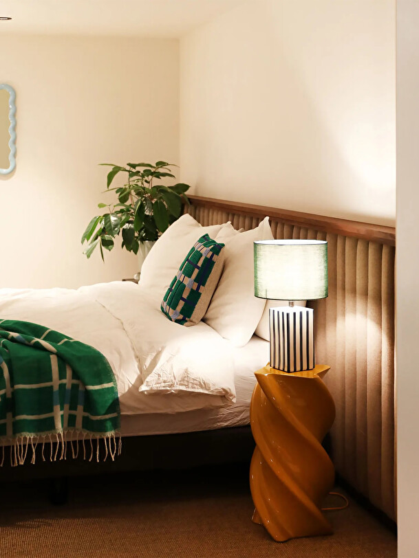 PLANO GREEN CUSHION 40X40 -  Green , Home design Bensimon